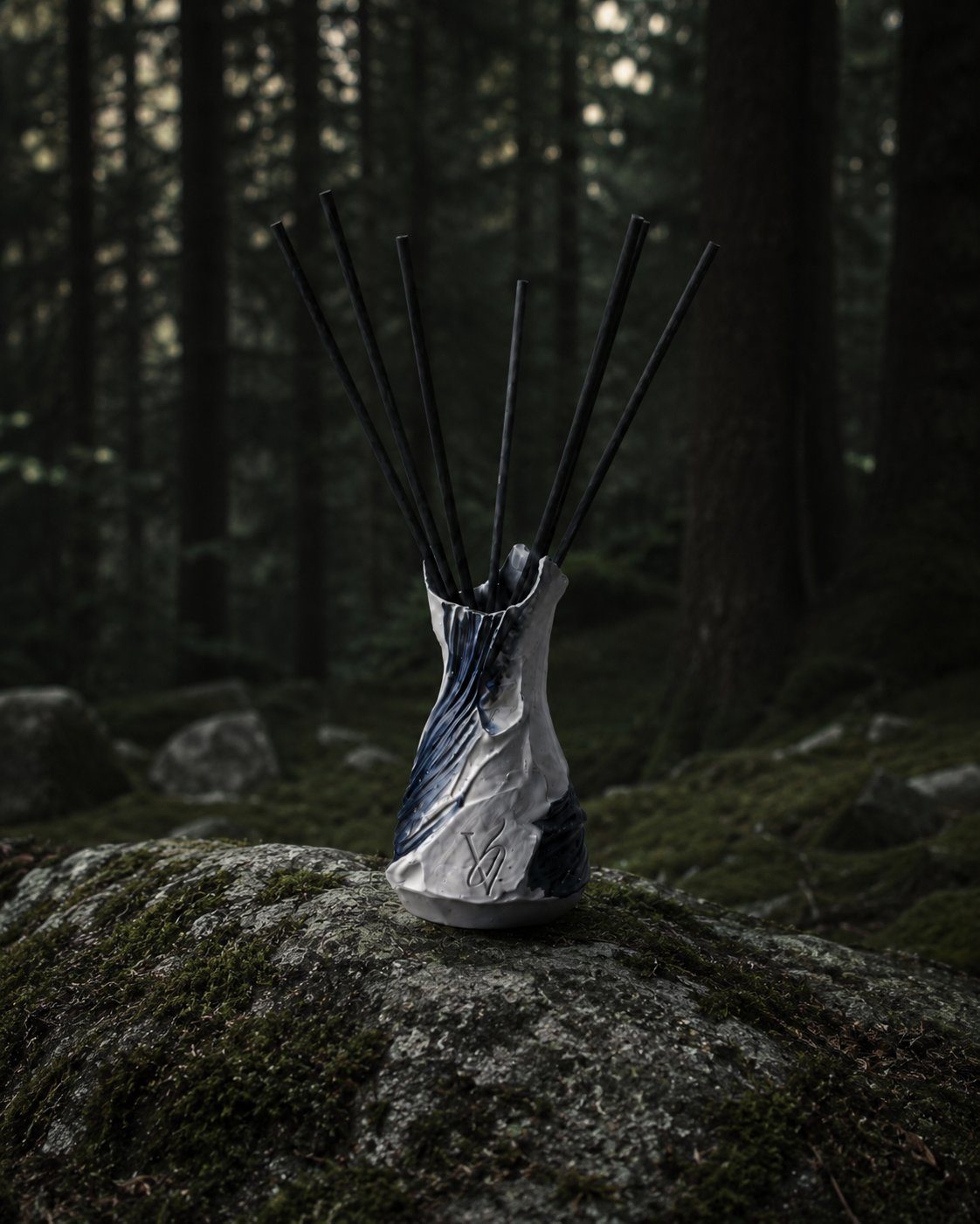 Shade — a Valdaire diffuser in deep forest shade